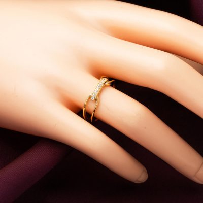 14 Ayar Minimal Tasarım Altın Yüzük - 14K - 1.77g - EZ Gold