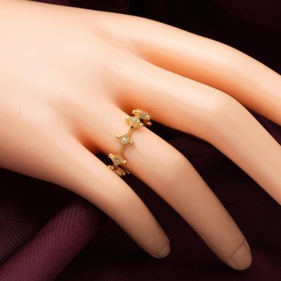 Sarı Altın Trend 14 Ayar Yüzük - 14K - 1.96g - EZ Gold
