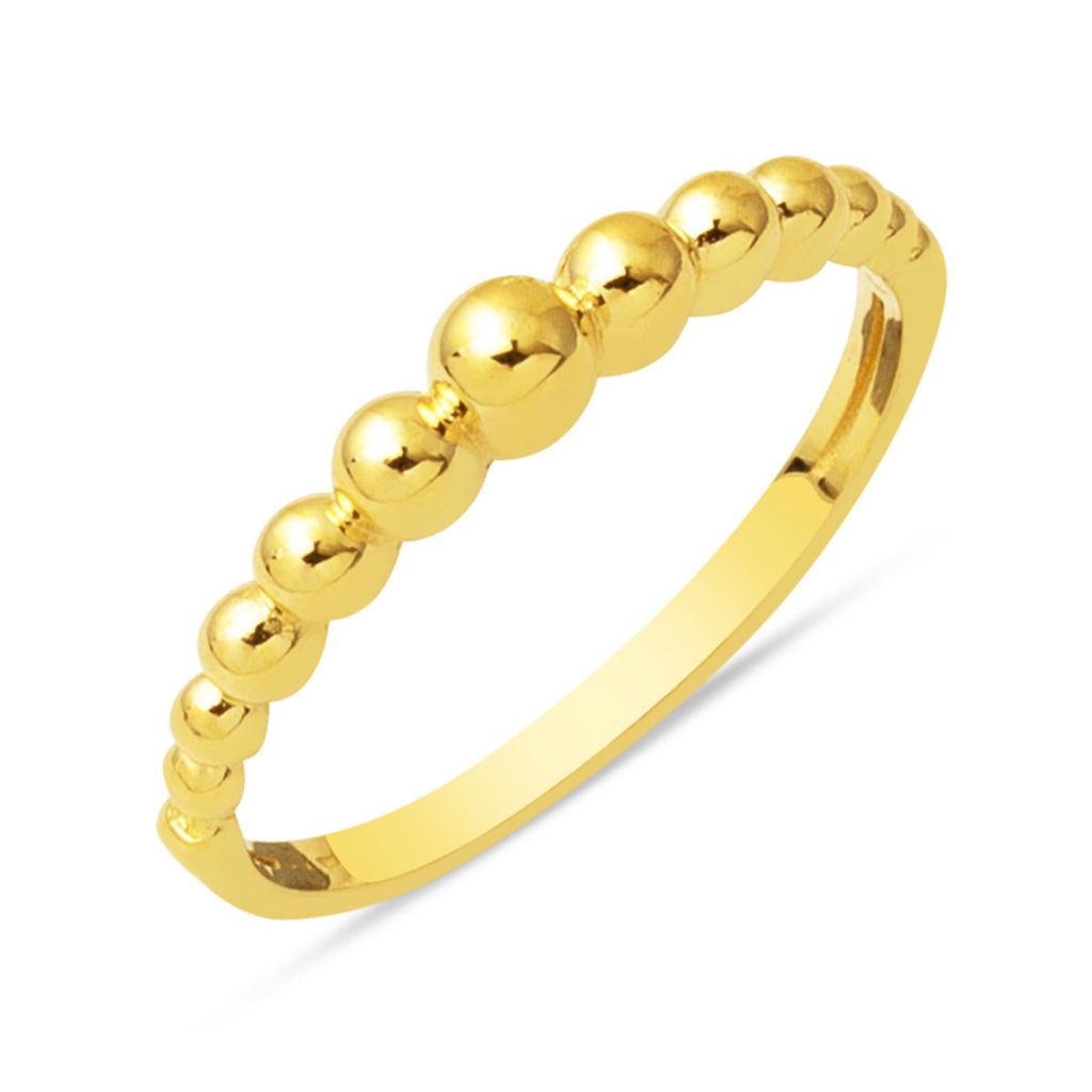 Jaune Or 14 Carats Tendance Bague