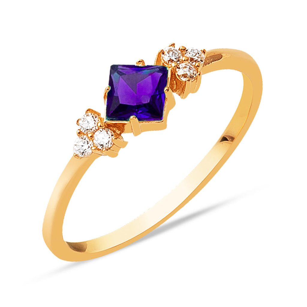 Red Gold Minimalist 14 Karat Ring