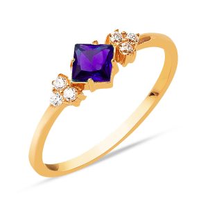 Red Gold Minimalist 14 Karat Ring