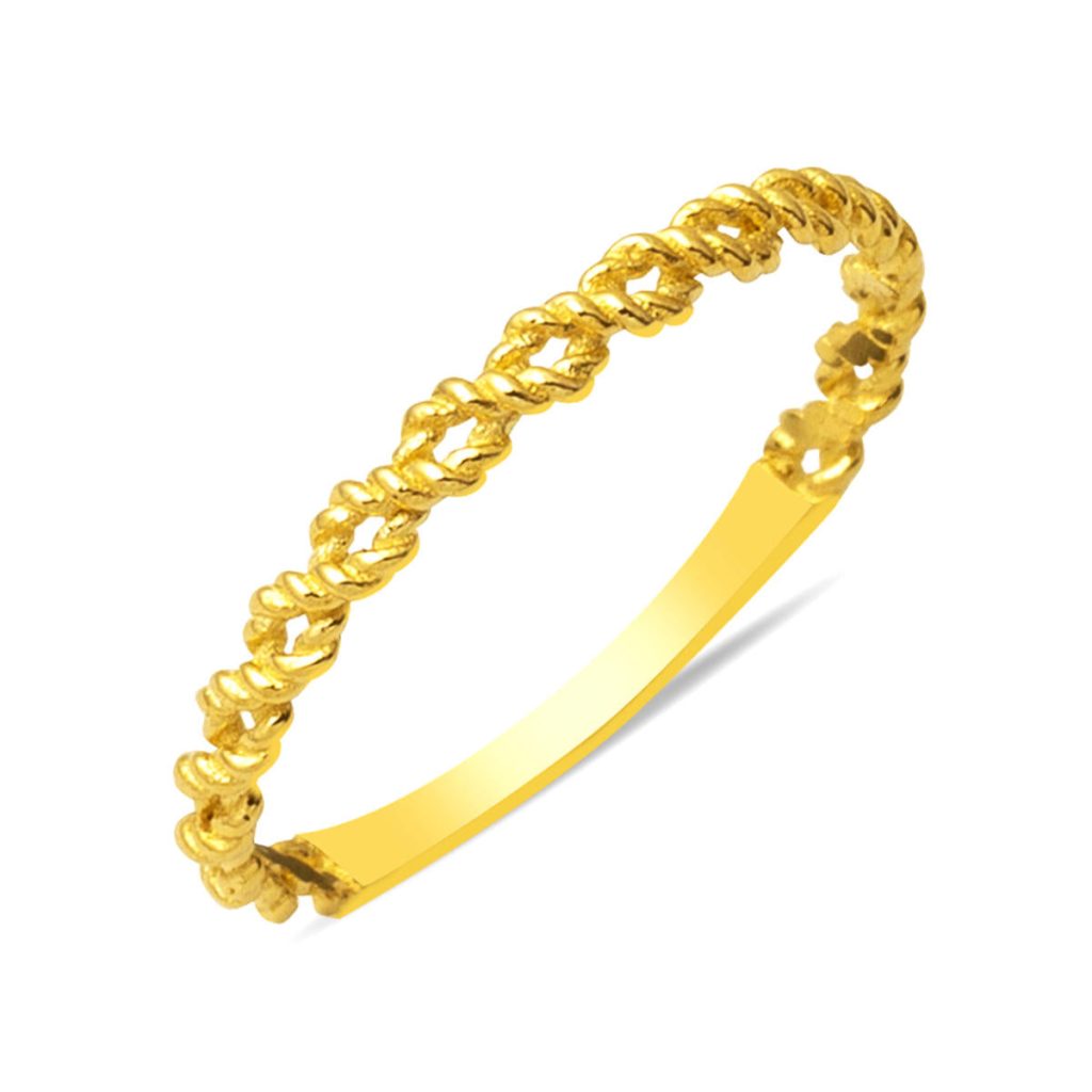 Twist 14 Karat Gold Ring