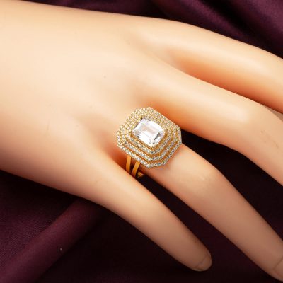 14 Ayar Altın Büyük Baget Yüzük - 14K - 3.73g - EZ Gold