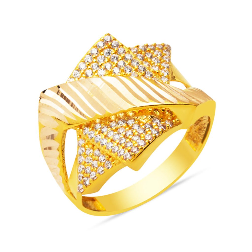 Fantaisie 14 Carats Or Bague