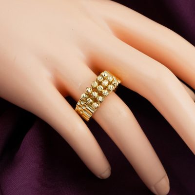 Rolex Tasarım Dorika 14 Ayar Altın Yüzük - 14K - 5g - EZ Gold