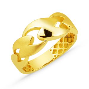 Chain Design 14 Karat Gold Ring