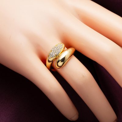 Twin Spor Altın Yüzük - 14K - 2.2g - EZ Gold