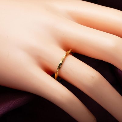 14 Ayar Burgulu Taşsız Altın Yüzük - 14K - 1.15g - EZ Gold