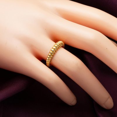 Sita Burgulu 14 Ayar Altın Kadın Yüzük - 14K - 2.35g - EZ Gold