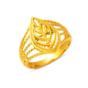 Kalemli Parlak 22 Carats Or Bague