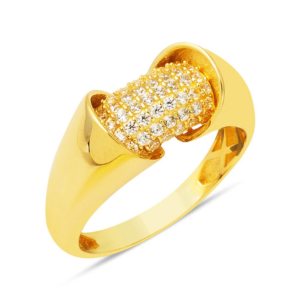 Saklı Işıltı Gold 14 Karat Ring
