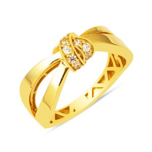 Sevgi Düğümü 14 Karat Gold Ring
