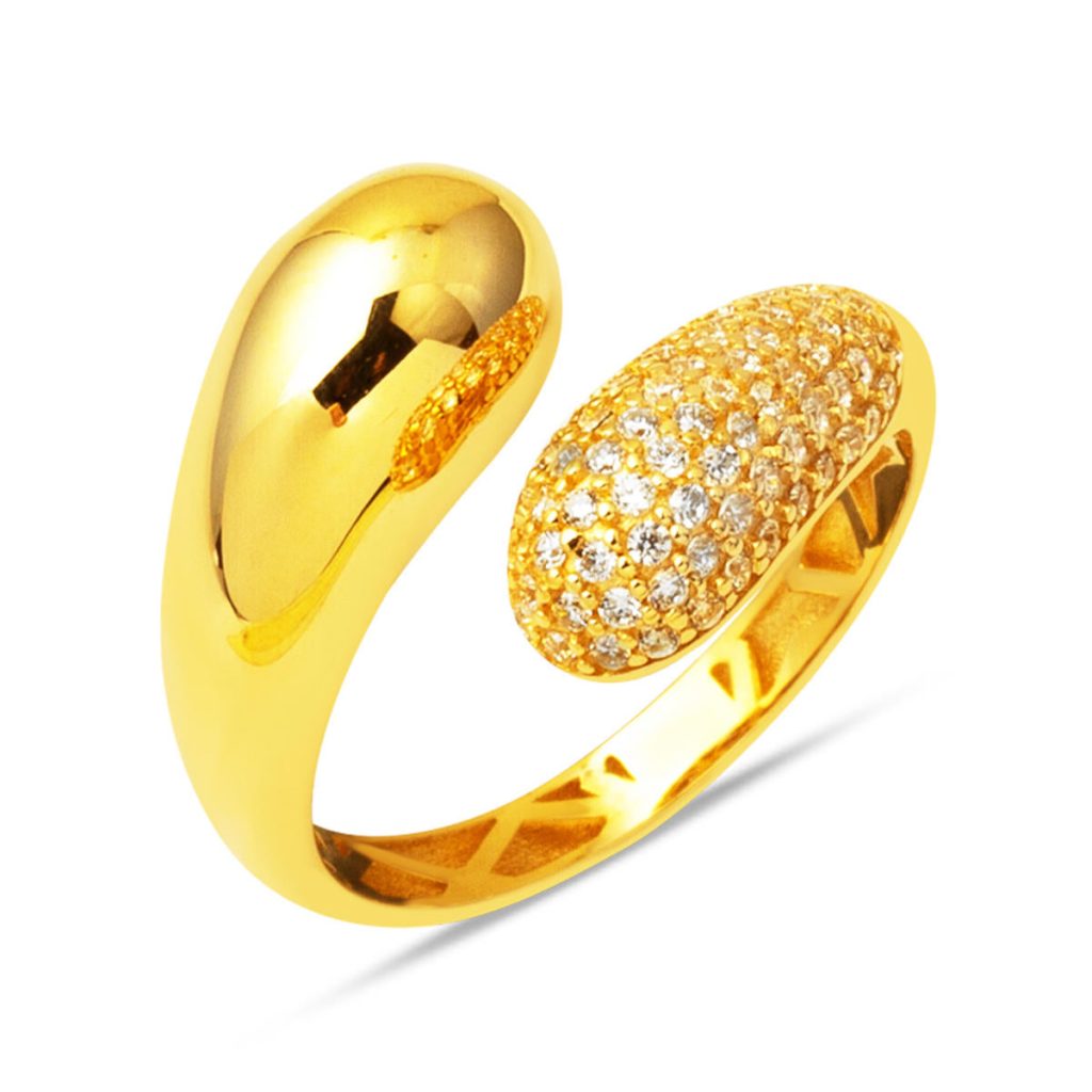 14 Karat Gold with Stones Model Ring