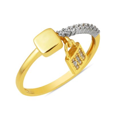 Kilit Drop Pandora 14 Karat Ring Gold