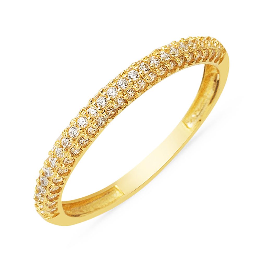 14 Karat Yellow Gold Half-Turn Ring