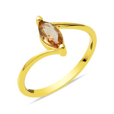 Marquise Zultanite with Stones 14 Karat Gold Ring
