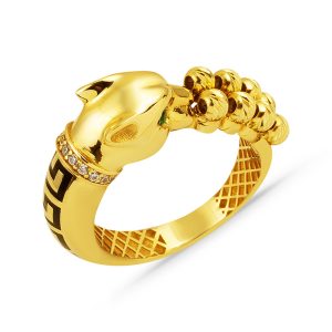 Doriclı Puma Gold Ring 14 Karat