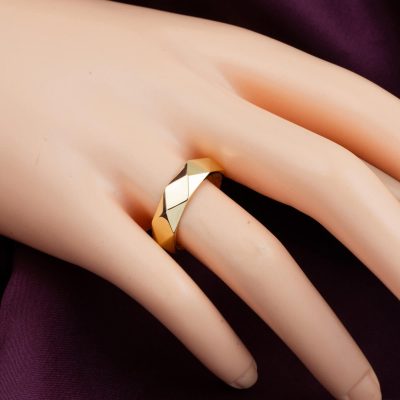 Petek Tasarım 14 Ayar Altın Yüzük - 14K - 2g - EZ Gold