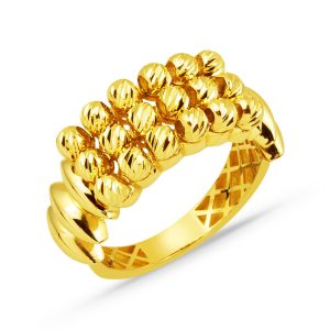 Ball 14 Karat Yellow Gold Ring