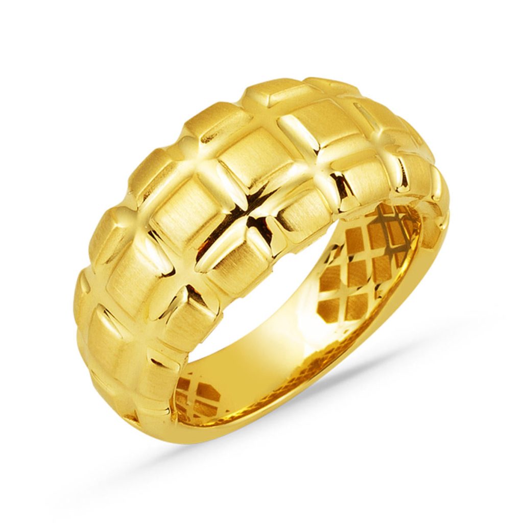 Plain Yellow Gold 14 Karat Ring