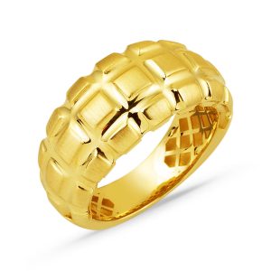 Plain Yellow Gold 14 Karat Ring