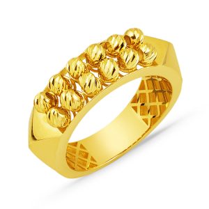 Design Ball 14 Karat Gold Ring