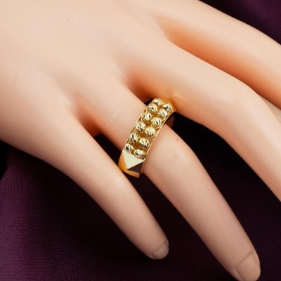 Tasarım Dorika 14 Ayar Altın Yüzük - 14K - 3.52g - EZ Gold