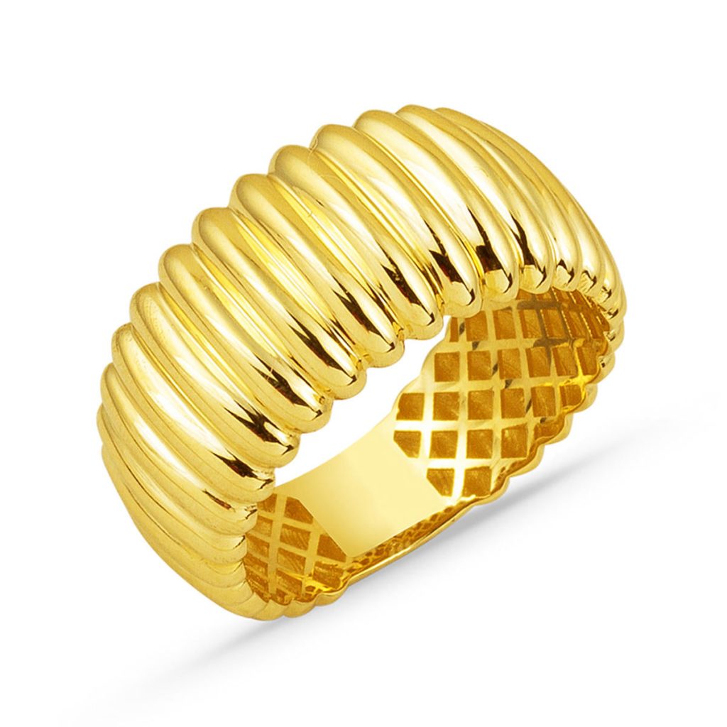 Çizgi Model 14 Karat Gold Ring