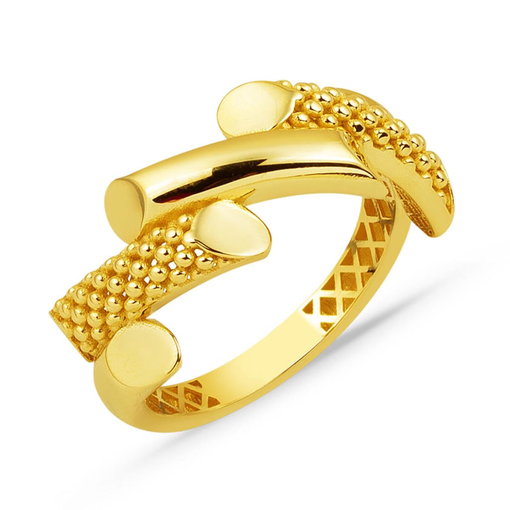Jesika 14 Karat Plain Gold Ring