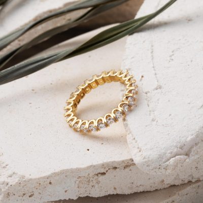 Pırlanta Montür Tamtur Altın Yüzük 14 Ayar - 14K - 3.3g - EZ Gold