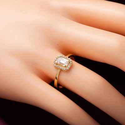 Baget Tektaş 14 Ayar Sarı Altın Yüzük - 14K - 1.79g - EZ Gold