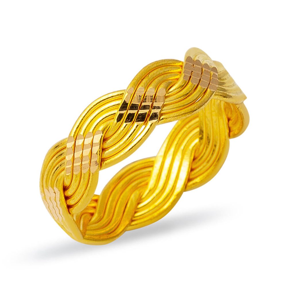 Saç Wovensü 22 Karat Gold Ring