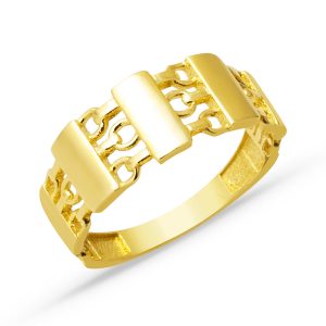Chaine Motifli 14 Carats Or Bague