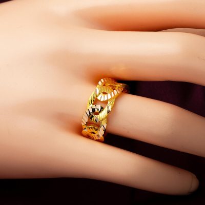 Zincir Model Taşsız Altın Yüzük - 14K - 3.04g - EZ Gold
