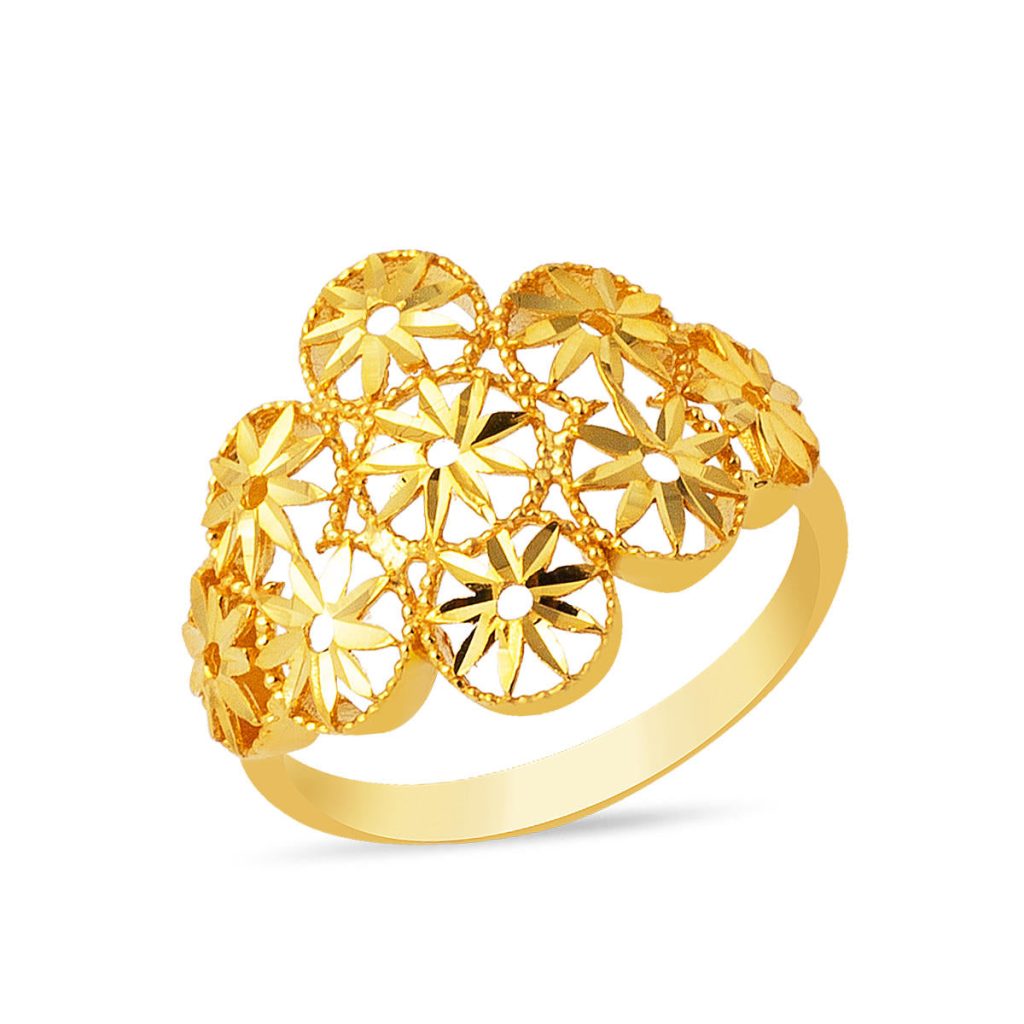 Star 22 Karat Plain Gold Ring
