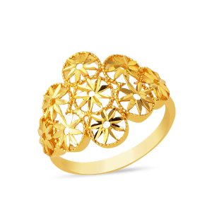Star 22 Karat Plain Gold Ring