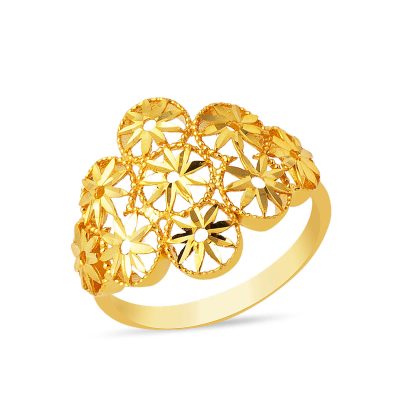 Star 22 Karat Plain Gold Ring