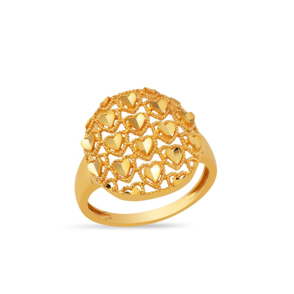 Cœurler 22 Carats Or Bague