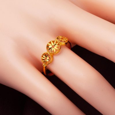 Tria Yıldız 22 Ayar Altın Yüzük - 22K - 1.82g - EZ Gold