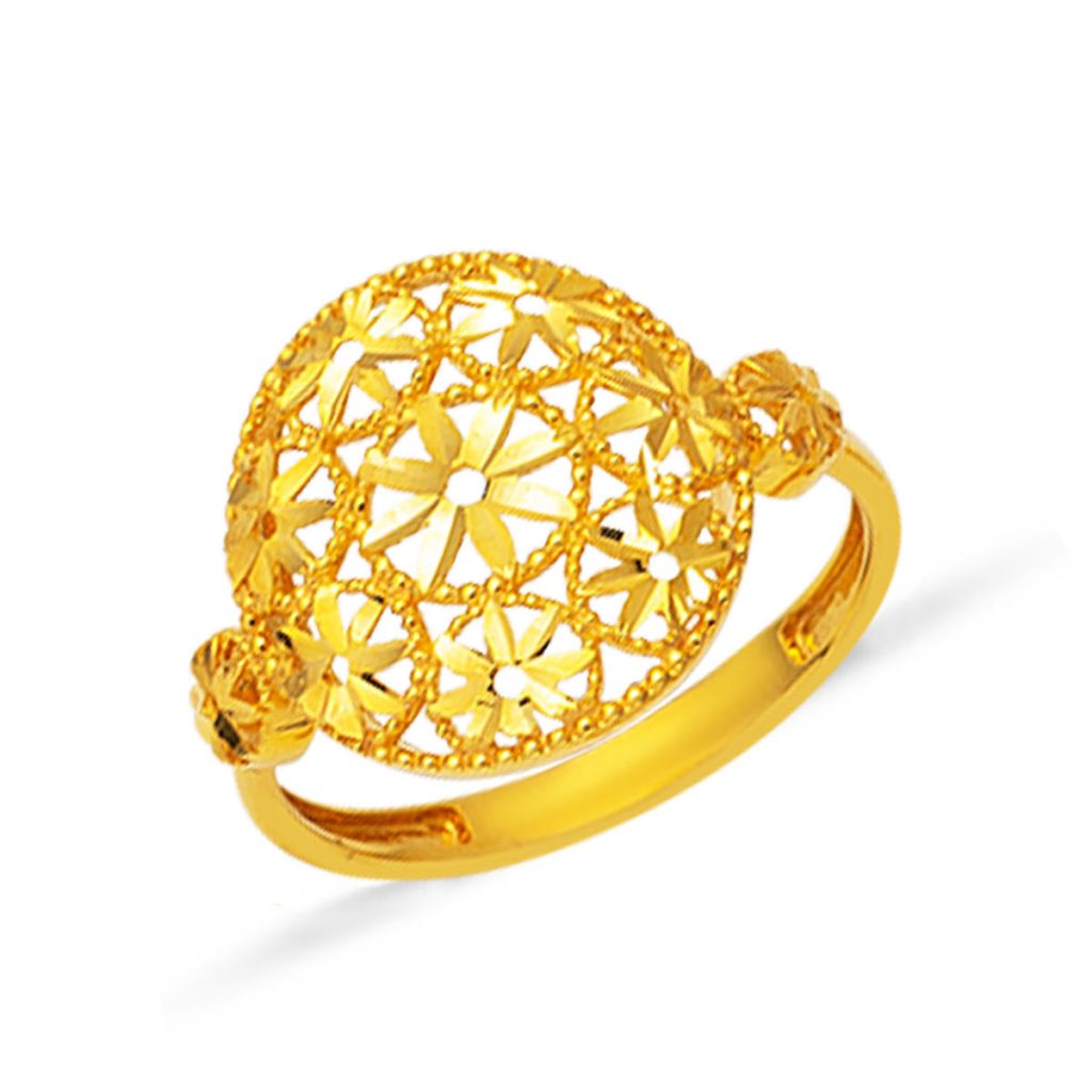 Telkari Plain 22 Karat Ring