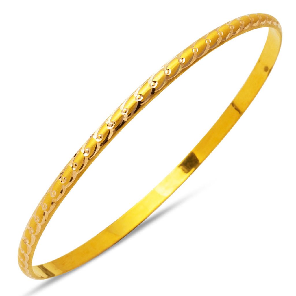 Gift 14 Karat Gold Wedding Bileziği