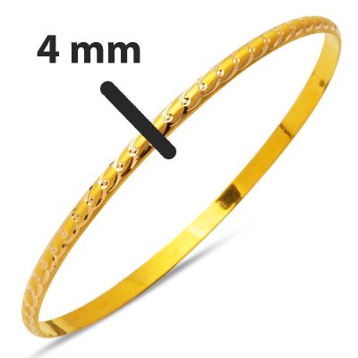 Cadeau 14 Carats Or Düğün Bileziği - 14K - 2.75g - EZ Gold
