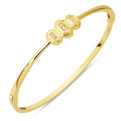 Elisa 14 Carats Spor İnce Manchette Bracelet