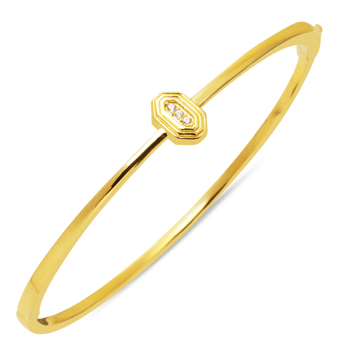 Sarena 14 Carats Manchette Or Jonc