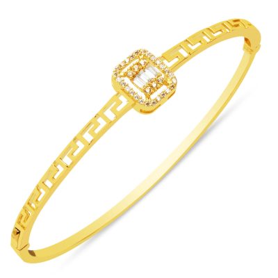 Versage Baguette 14K Cuff Bracelet