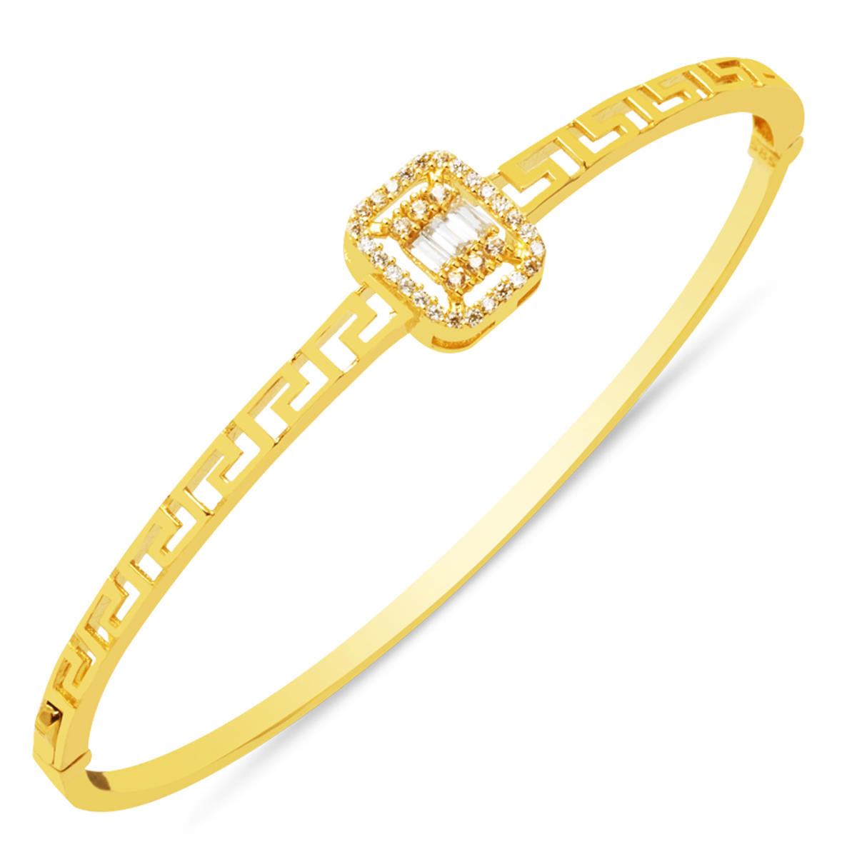 Versage Baguette 14 Carats Manchette Jonc