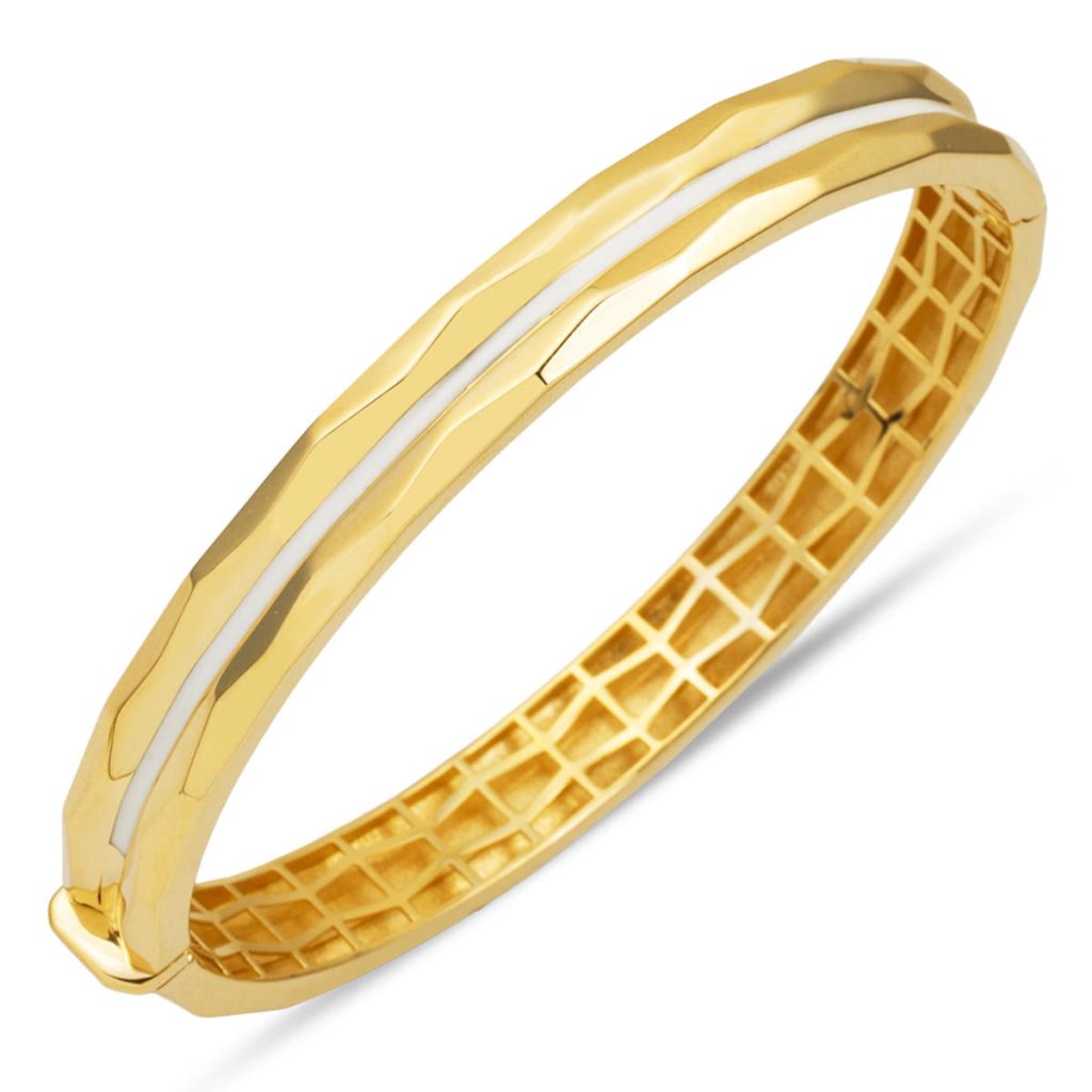 Pirat 14 Carats Blanc Coloré Or Manchette