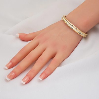 Pirat 14K White Colored Gold Cuff - 14K - 11.46g - EZ Gold