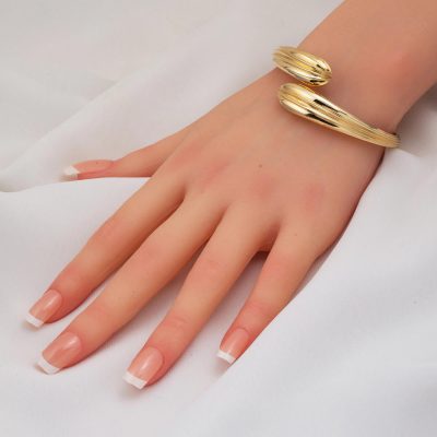 Italian Design Gold 14K Cuff Bracelet - 14K - 19g - EZ Gold