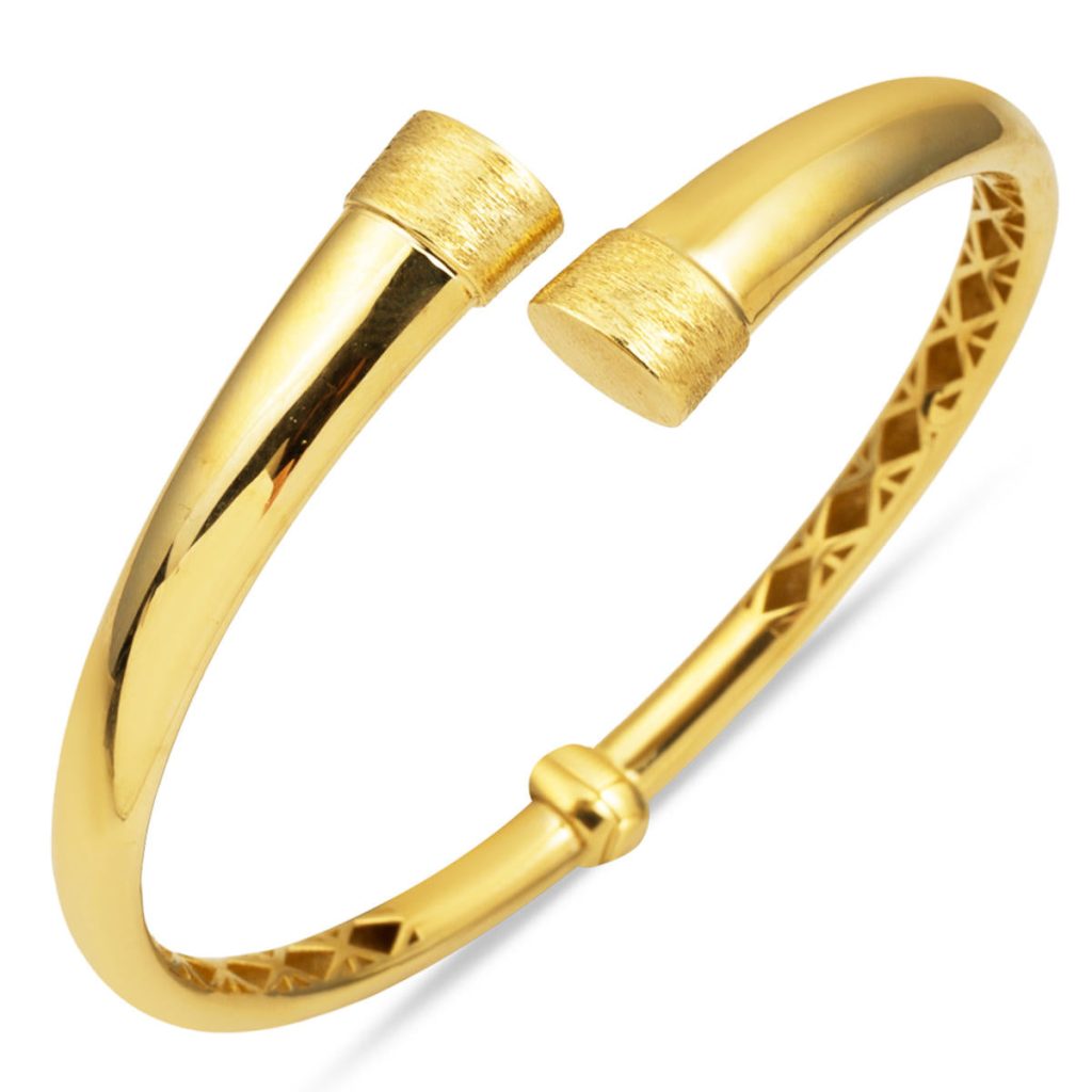 Alvina 14 Carats Or Manchette Jonc